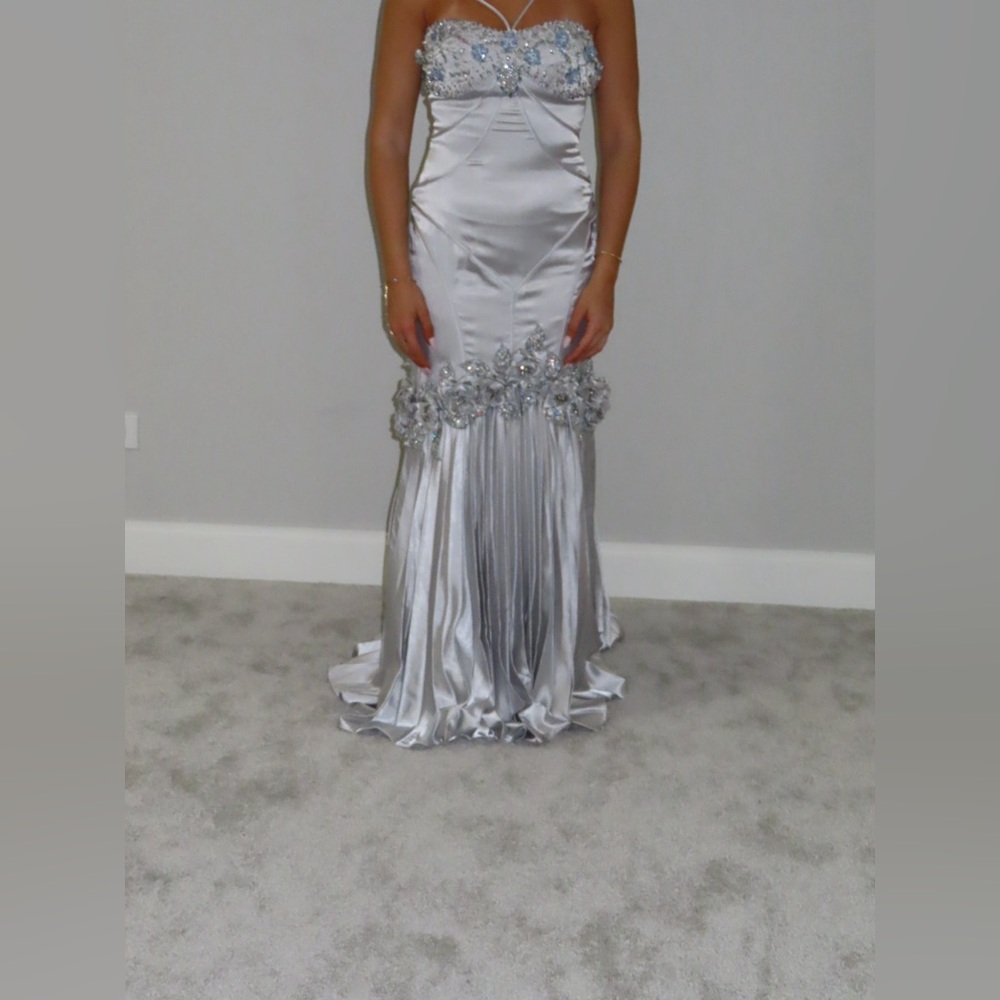 Silver Evening dress